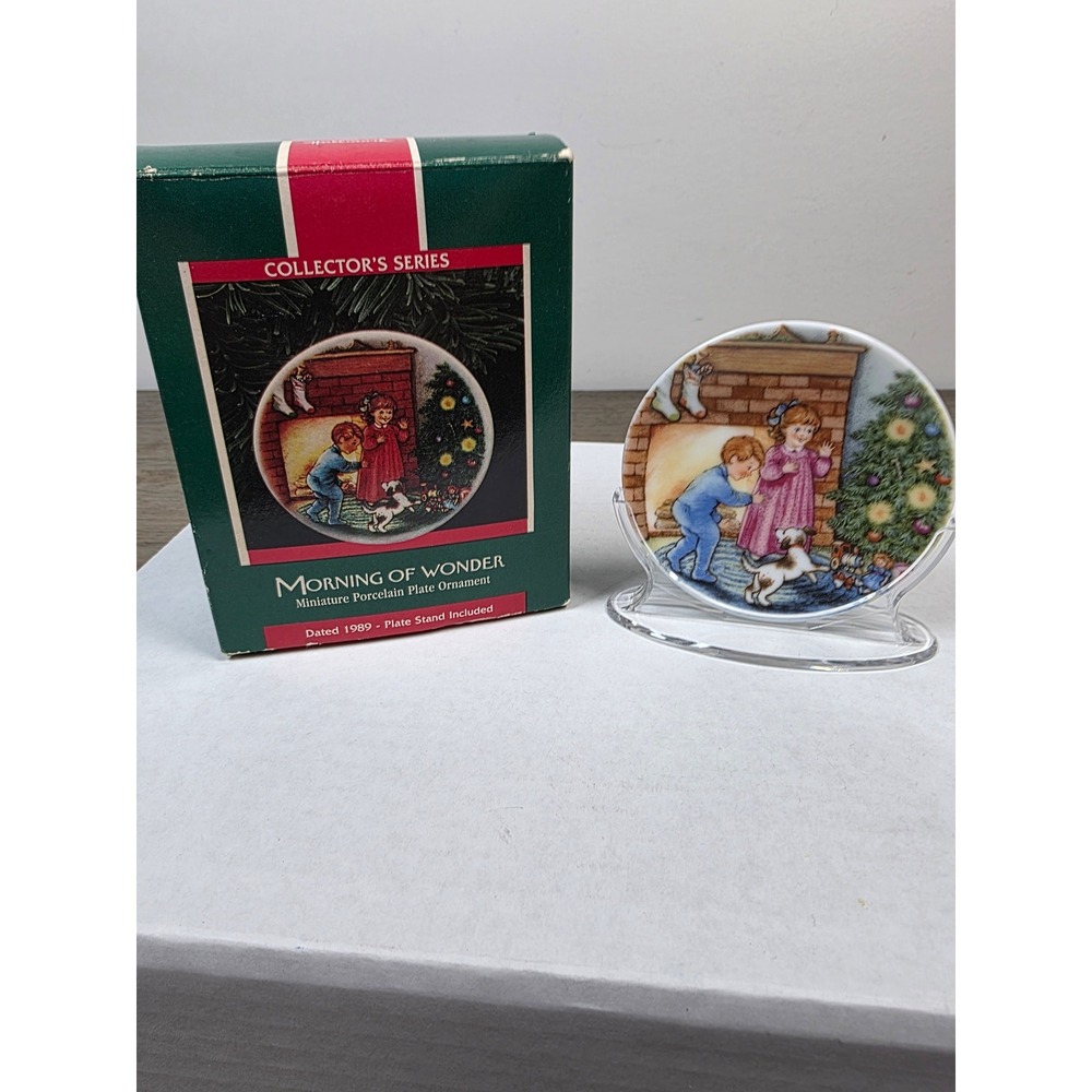 Morning of Wonder - 1989 Hallmark Keepsake Ornament Third Collector Plate Series